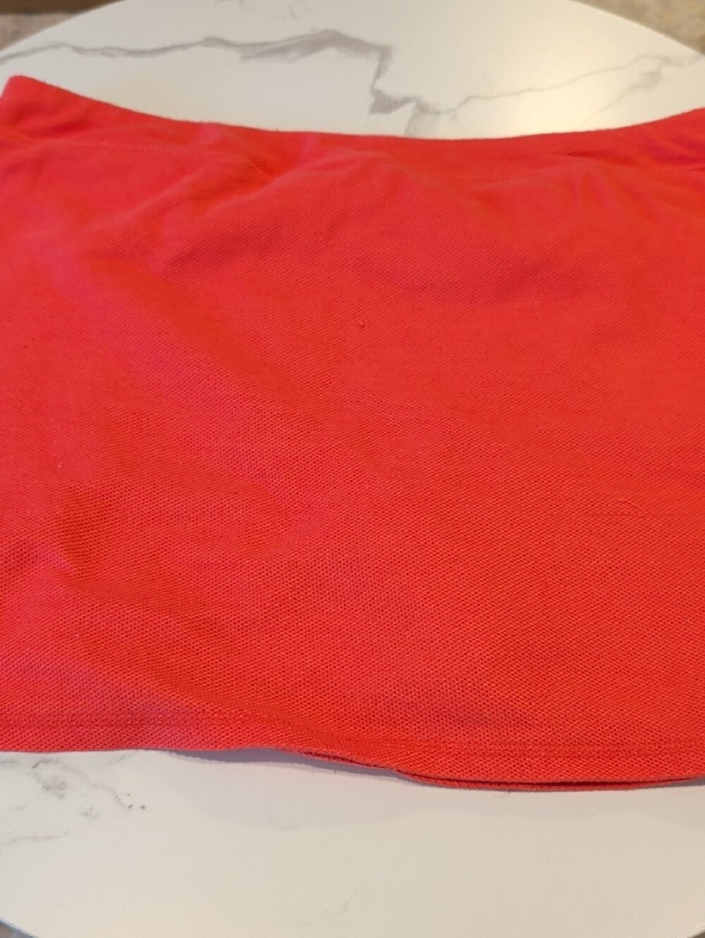 HELLO SATURDAY TALBOTS Pre-Owned Size XL Red Knit Skort With Pockets - Picture 10 of 10